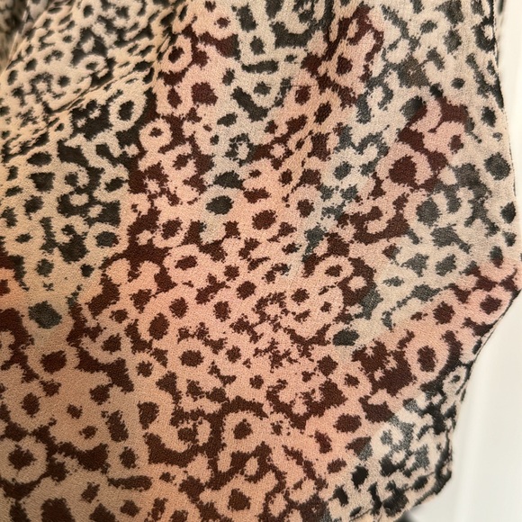 GAP sheer leopard blouse - Picture 2 of 5